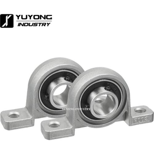 50pcs/lot zinc alloy Ball Bearing KP002 Bore 15mm Inner Pillow Block Mounted Insert Bearing for 3D Printer CNC Engraver Mill