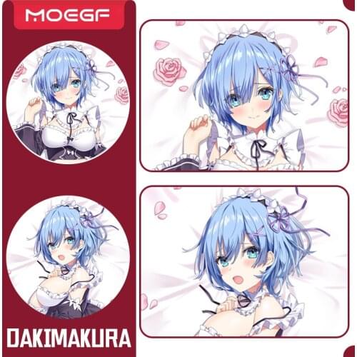 Dakimakura Anime Girl Hugging Body Pillow Case Re:Life in a different world from zero Rem