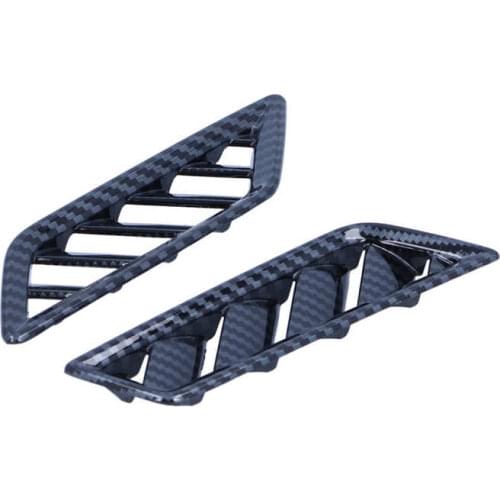 Car accessories decals Dashboard Upper Air Vent Trim Frame Left Right Carbon Fiber Style Fit for MK8 2020‑2021 car