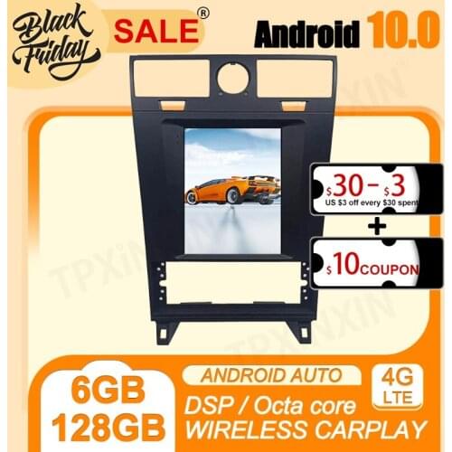 128GB Android 11 Tesla Style for Lincoln Navigator 2005 - 2009 Carplay GPS Car Navigation Multimedia Video Player Stereo Radio