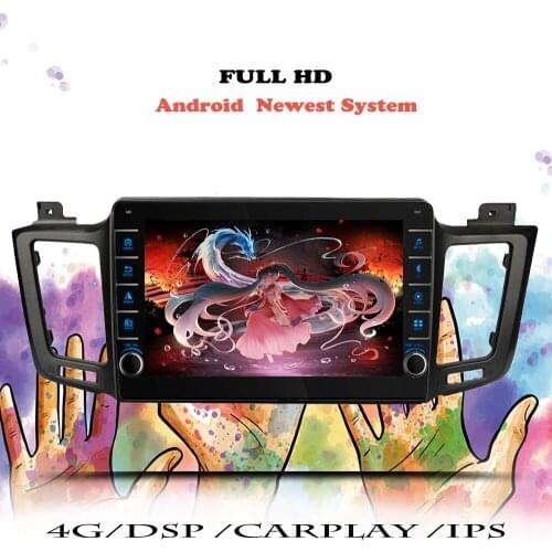 2 din Android 10.0 car player for Toyota RAV4 RAV 4 2013 2014 2015-2018 9“ radio video multimedia GPS navigation wifi head unit