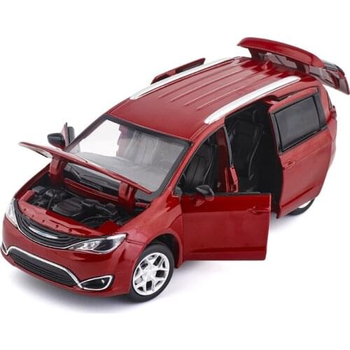Hot-selling 1:32 alloy PACIFICA business car model,6-door simulation sound and light,steering shock absorber,free shipping
