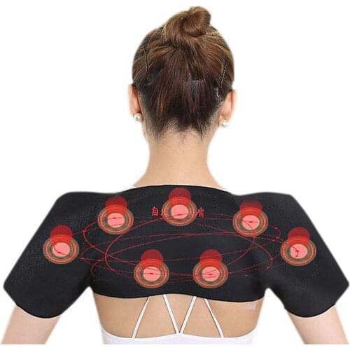 Getinfit Tourmaline Self-heating Unisex Heat Therapy Pad Shoulder Protector Pain Relief Health Care Heating Belt Support Muscle