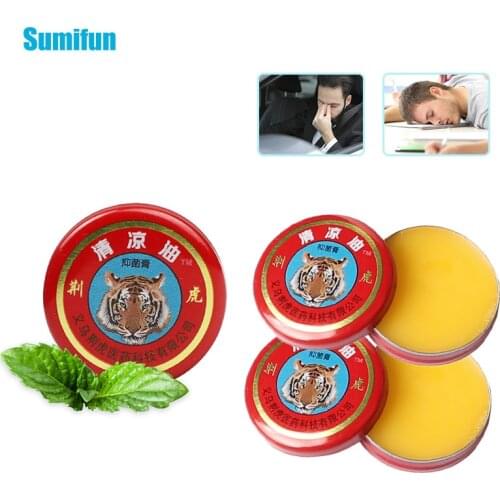 Red Cooling Oil Tiger Balm Mint Drive Out Mosquito Eliminate Treat Headache Refresh Brain Anti Mosquito Pain Relief Ointment