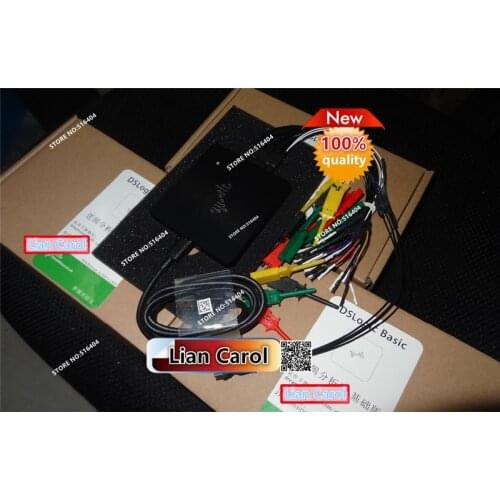 DSLogic Basic saleae16 logic analyzer 16channel=100M 4channel=400M sampling USB-based debugging analyzer The latest version