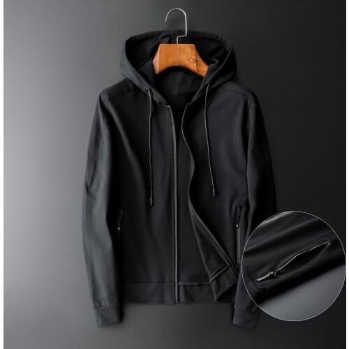Minglu Men's Zip Hoodies