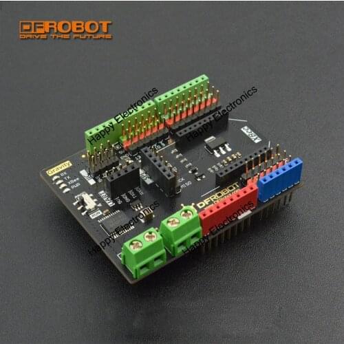New DFRobot Gravity IO Expansion & 2x1.2A Motor Driver Shield with XBee Slot + XBee/WiFi Bee/Bluetooth Bee interface for arduino