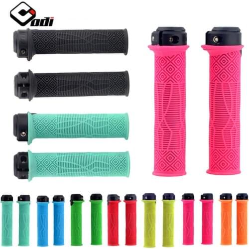 ODI MTB Bicycle Grip Lock 22.2mm Rubber Handlebar Grips Soft Antislip Handle Grip Lock Bar End Fit Fold BMX XC Bike