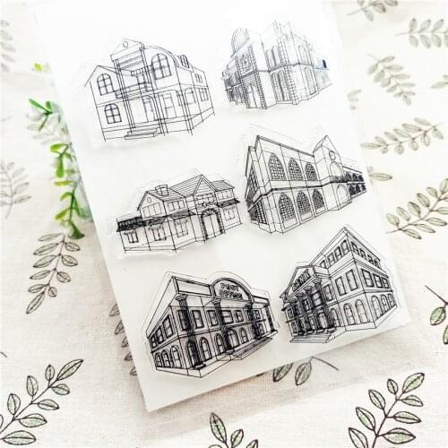 11*16CM Hot sale villa Transparent Clear Stamps / Silicone Seals Roller Stamp for DIY scrapbooking photo album/Card Making