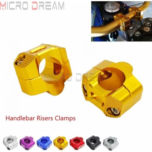 Motorcycles Handlebar Fat Bar Risers Mount Clamp Adaptor 22mm To 28mm Universal for HONDA Motocross Enduro Supermoto MX ATV
