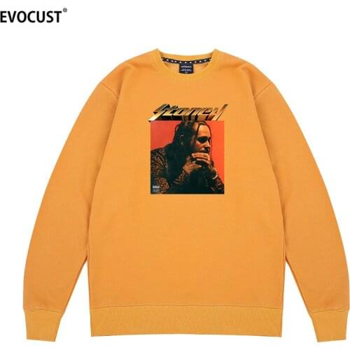 Post Malone Stoney Hip Hop Leave Me MONA LISA Sweatshirts Hoodies men women unisex Combed Cotton