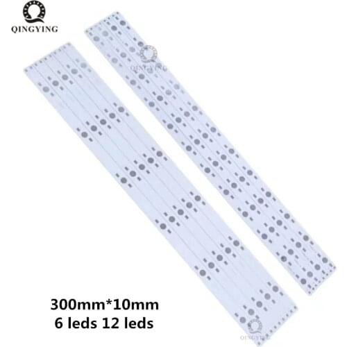 10-50pcs 1 3 5W LED 300MM Aluminum Base Plate PCB Board Substrate DIY For High Power Light Bead