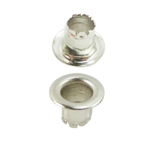 10000 pcs Grommets Eyelets 4mm Canvas for Clothes Leather Self Backing for Pliers Nickle WS