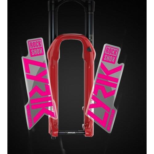 2020 rockshox lyrik front fork sticker mountain bike waterproof front fork stickers bicycle decoration KK vinyl