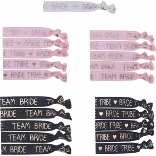 6/11pcs Set Hen Party Night Wedding Decoration Supplies Bachelorette Party Bracelet Team Bride To Be BBridesmaid Bridal Shower