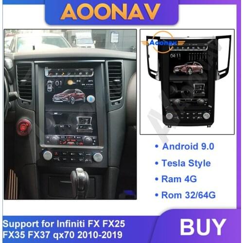 2din Android car auto radio multimedia player For Infiniti FX FX25 FX35 FX37 qx70 2010-2019 car stereo autoradio GPS navigation