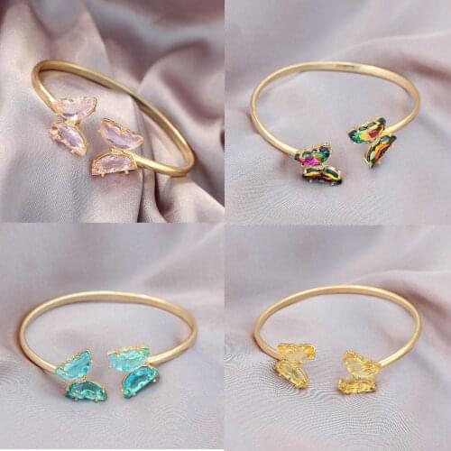 Bracelet Women New Fashion Butterfly Model Steel Stylish Nice Dazzling Simplificative Bracelet