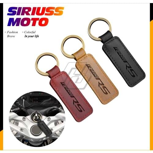 Motorcycle Cowhide Keychain Key Ring Case for BMW Motorrad R1200RS R1200 RS