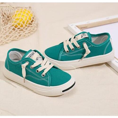 Kids Canvas Shoes Girls Toddler Sneakers Off White Shoes Non-slip Breathable Shoes for Kids