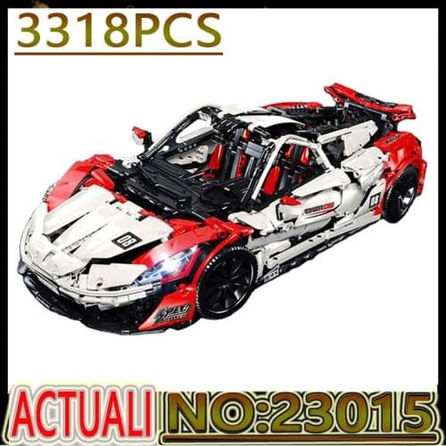 DHL IN STOCK 23015 New Series P1 Super Race Car Model Building Blocks Bricks Educatonal Toys Kids Birthday Christmas Gift