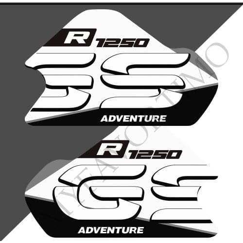 For BMW R1250GS R 1250 GS GSA HP Trunk Luggage Aluminium Case Fairing Fender Windshield Handguard Tank Pad Protector Adventure