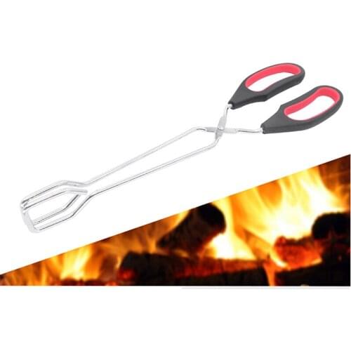 BBQ Tools Barbecue Scissor Tongs Grilled Food Tong Long Handle Scissor BBQ Bread Roast Clip Kitchen Baking Tongs BBQ Accessories