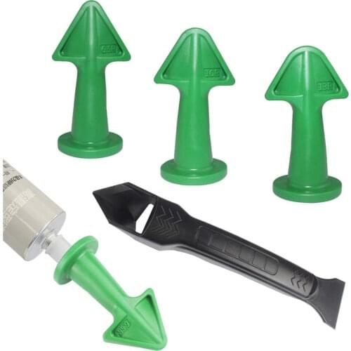 Creative Multifuntion Silicone Remover Caulk Finisher Sealant Smooth Scraper Grout Kit Hand Tools Plastic Sealant Trowel