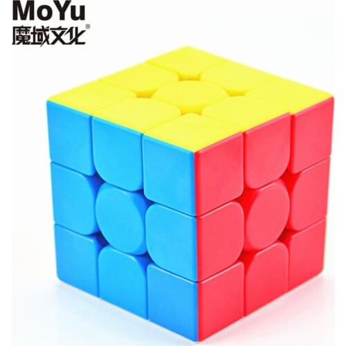 MoYu Meilong 3C 3x3x3 Magic Cube Cubing Classroom Puzzle Cubes Stickerless Mofangjiaoshi Meilong3 C Speed Cubes Antistress Toys