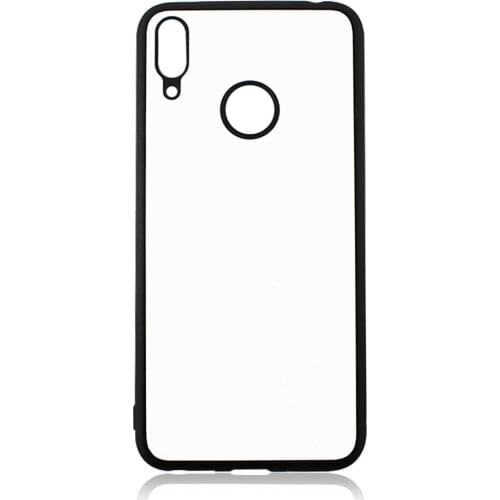 MANNIYA for Huawei Y9 Y7 Y6 nova Blank Sublimation rubber Case with Aluminum Inserts 10pcs/lot