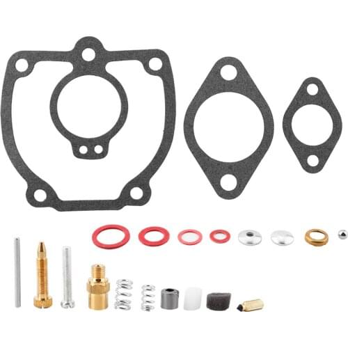 21pcs Carburetor Repair Rebuild Kit for Farmall Super H M W4 O4 W6 O6 International Tractors