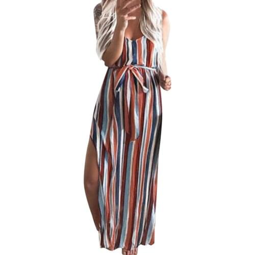 Women Pregnant Pregnancy Clothes Strap Sleeveless Dress grossesseSummer New Fashion Maternity Dresses Striped V-neck dress