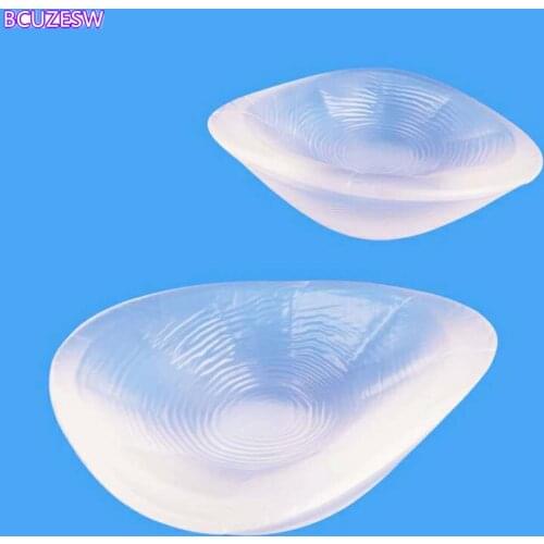 1pcClear Realistic Silicone Fake Boobs Crossdresser Boob Breast Forms For Shemale Transgender Drag Queen Transvestite Mastectomy