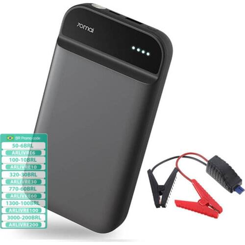 Xiaomi 70mai Jump Starter 70Mai car jump starter Battery Power Bank car starter Auto Buster Car Emergency Booster Engine start