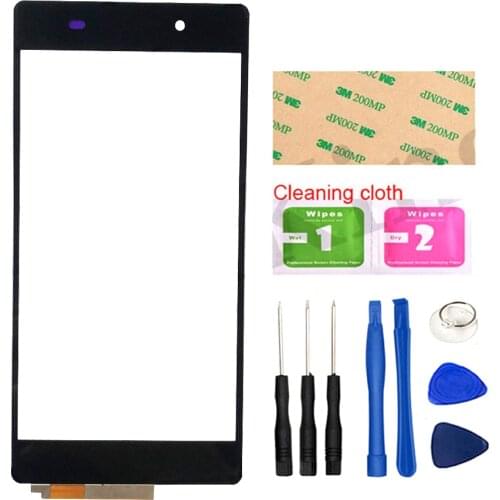 5.2''Touch Screen For Sony Xperia Z2 L50W D6503 Touchscreen Panel Screen Sensor Front Cover Glass Phone Parts Tools Adhesive