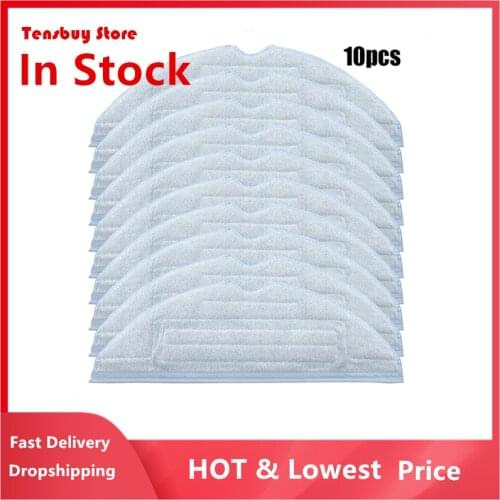 Mopping Cloths Washable & Reusable Mop Cloth For Xiaomi Roborock T7 T7plus S7 Vacuum Cleaner Cleaning Pads Robot Vacuum Part New