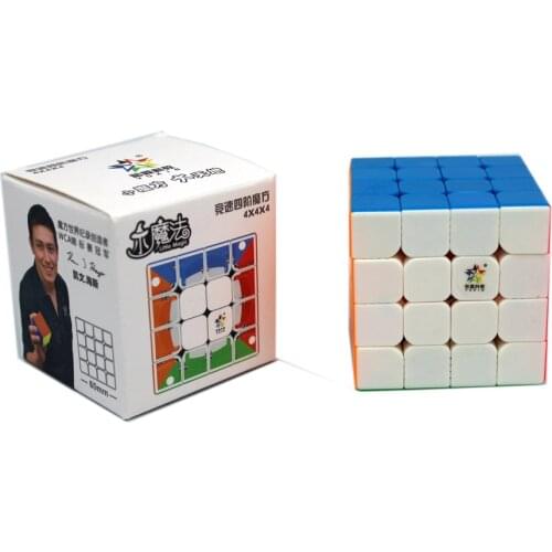 QiYi MoYu YuXin YJ 4x4 Magic Cube Speed Spin Professional Game Smooth Toy Children Adult Puzzle Stickerless Cubo Magico Gift