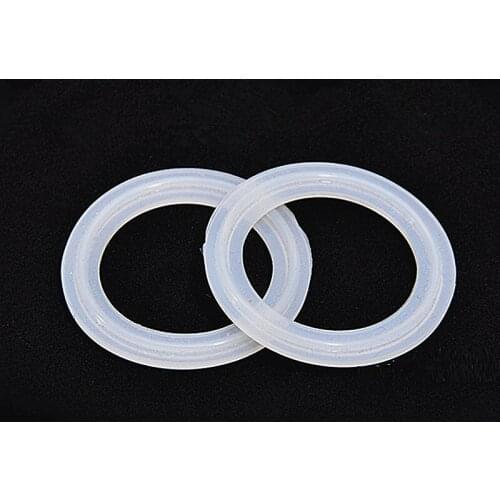 Fit 51mm Pipe x 64mm O/D Sanitary 2" Tri Clamp Ferrule Silicone Sealing Strip Gasket Ring Washer For Homebrew Dairy Product