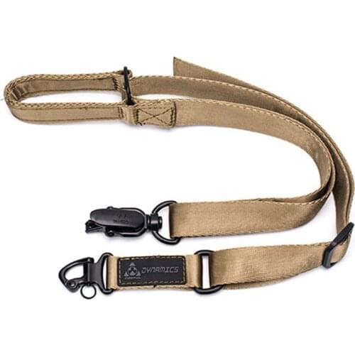 1PC Double Point Multi-Task Tactical Rope Multi-Mission Rifle Sling Gun Strap System Mount Set Solid