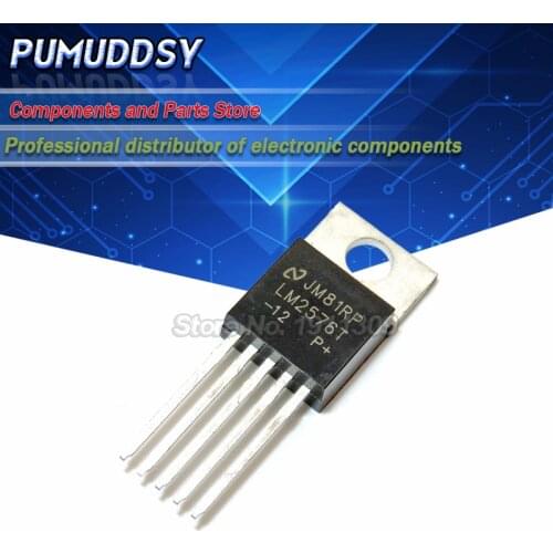 10PCS switching regulator LM2576 LM2576T-12 12V utput TO-220 IC