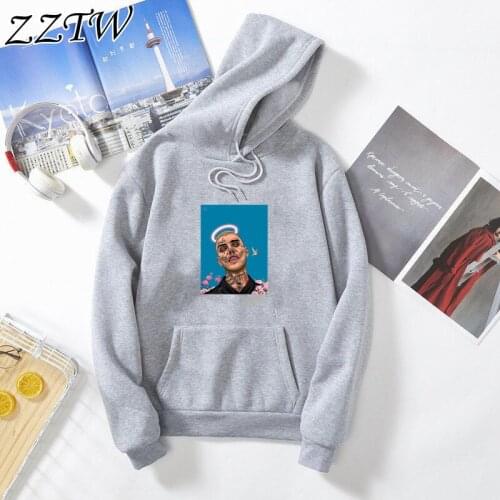 2021 Female Hoodie Long Sleeve Rapper Lil Peep Casual Hip Hop Harajuku Goth graphic Hoodie Cartoon Hoodie Woman Hoodie clothes