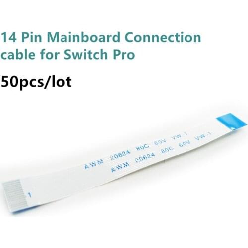 50pcs Nintend Switch Pro Controller Mainboard 14pin Motherboard Ribbon Cable Line Cord For Nintendo Switch Pro Gamepad Repair