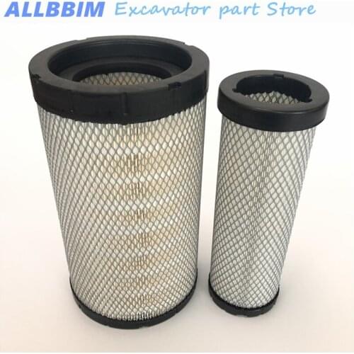 For Luxtec SC160-8 160.8 Excavator accessories Air Filter Element Air Filter Filter Parts New model high quality accessories