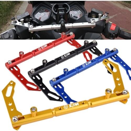 Motorcycle aluminum balance bar Mobile phone stand cross bar lever for SYM joymax z300 GTS300i CRUISYM 300 Z300 handlebar