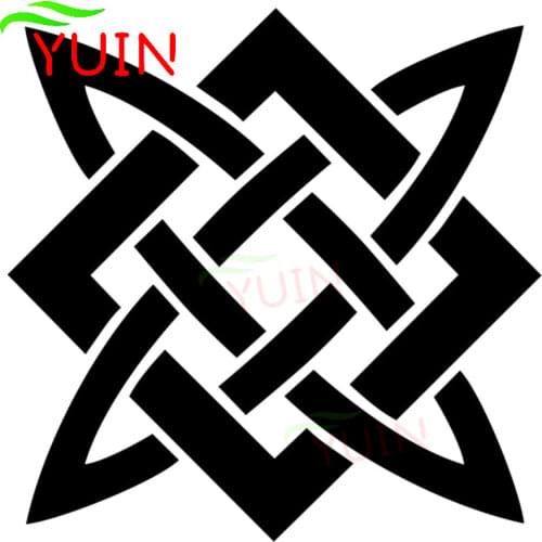 Car Sticker Personality Slavic Pattern Decoration Accessories Decals Fashion PVC Rear Windshield Sunscreen Waterproof Stickers