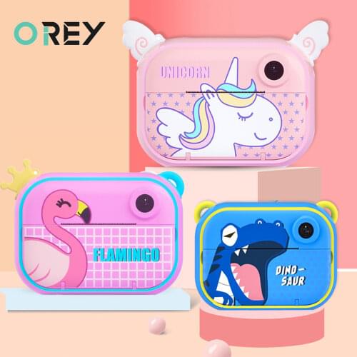 Kids Video Photo Camera Cute Childrens Instant Print Camera Toys For Kids Girls Birthday Gift Instantane Print Camera