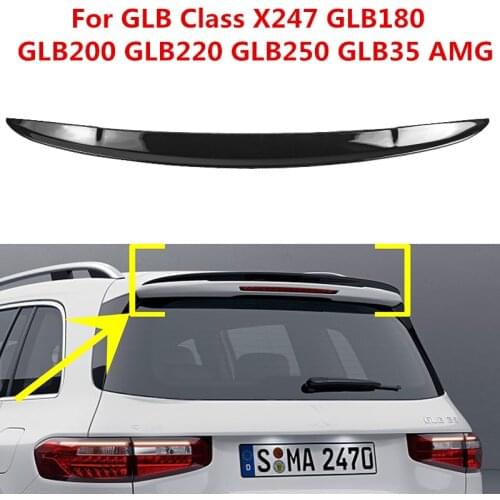 For 2020-2024 Mercedes Benz GLB X247 GLB180 GLB200 GLB220 GLB250 GLB35 AMG Car Styling Rear Trunk Roof Spoiler Tail Wing Lip
