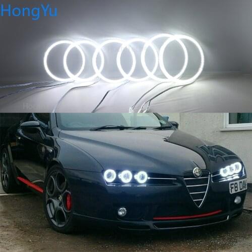 For Alfa Romeo 159 2005-2011 Smd Led Angel Eyes kit Excellent Ultra bright illumination DRL Car Styling Daytime running lights