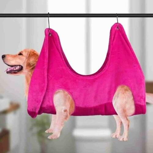 Hammock Helper Grooming Hammock Restraint Bag Harness Bath Cat Dog Cage Hammock With Hanging Hook For Pet Puppy Kitty