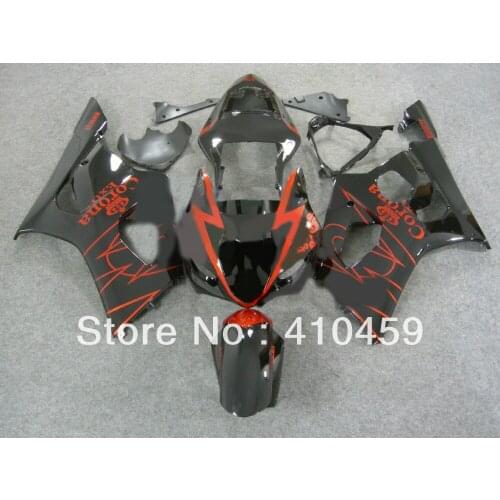 Motorcycle Fairing kit for SUZUKI GSXR1000 GSX-R1000 GSXR 1000 K3 03 04 2003 2004 red gloss black Racing Fairings SG95