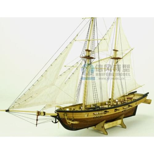 Sailing Halcon COMBO assembly model kits classical wooden sailing boat model scale wooden assembly ship model building kits